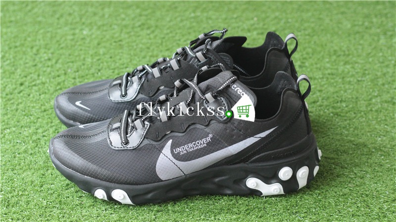 Undercover x Nike React Element 87 Black White